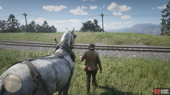 Lead the horse back to the wagon for a boost in Honor