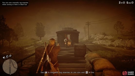 use Dead Eye to take the guards out before Sean fires a bullet.