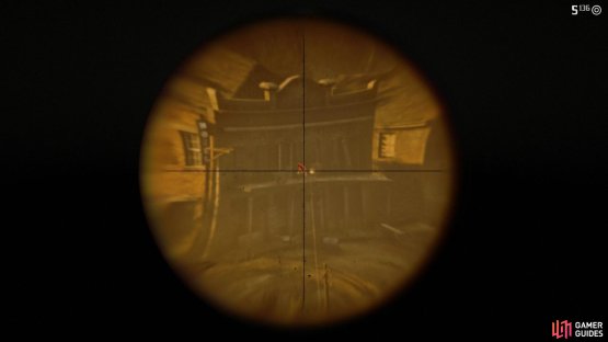 use Dead Eye on the snipers on the balcony.