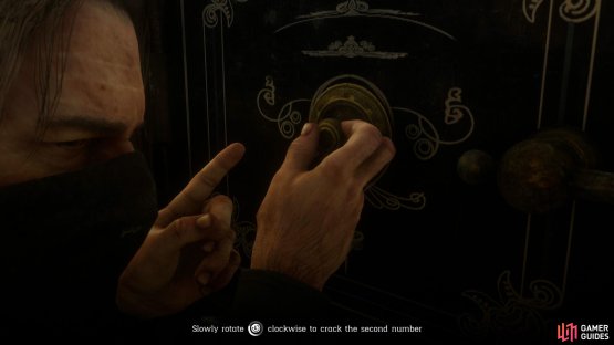 Opt to crack the safes to avoid an unwanted shootout