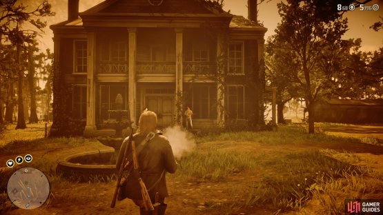 use Dead Eye to take out the first two Raiders before John can react.