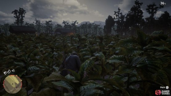 Move towards the next marker as you douse the fields to save time
