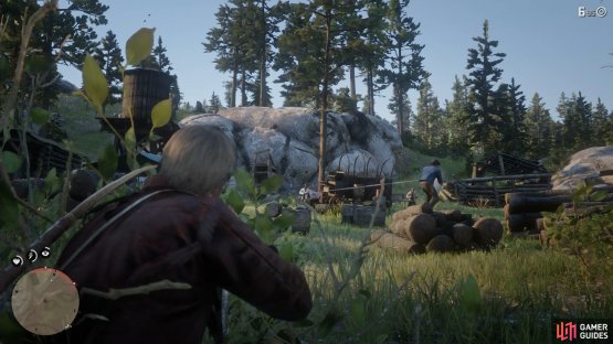 Shoot the rope to knock Sean down during the battle
