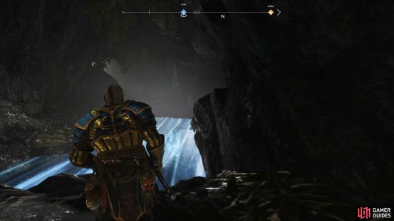 shoot the Light Crystal to create a bridge over the gap.
