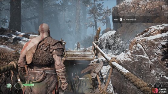 You&rsquo;ll need to recall your axe by pressing the Triangle button or R key each time you throw it.