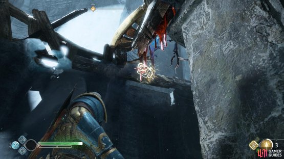 Throw a Shatter Crystal up above to dislodge the Light Crystal.