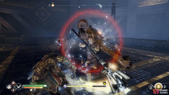 You&rsquo;ll need to dodge multiple times when Eir uses a flurry of scythe attacks.