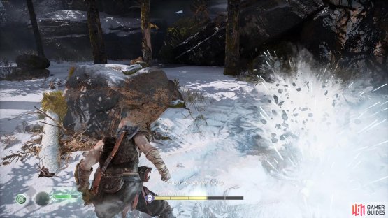 You&rsquo;ll be hit by an ice blast if you fail to dodge the attack.