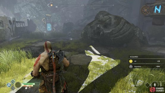 Search in front of this statue to find the treasure for Hunter&rsquo;s Kingdom.