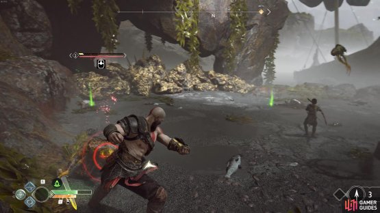 Use the your fists to knock back the Shadows with shields.