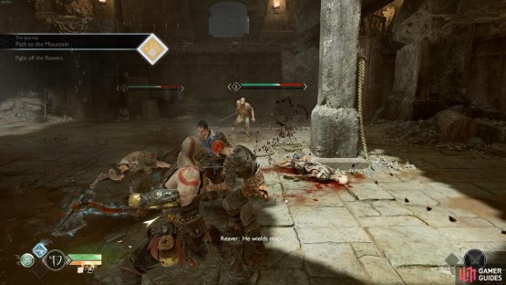 You can easily defeat the Reavers with AoE attacks.