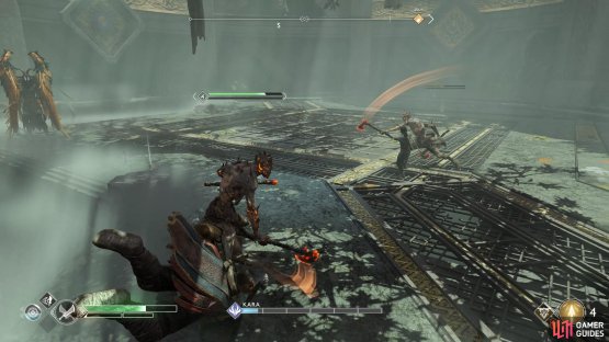 Try to keep track of Kara while you kill the Draugrs.