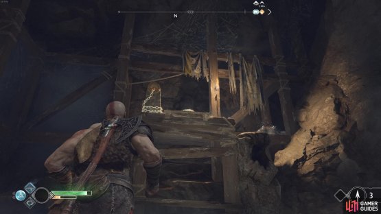 Don&rsquo;t worry about the chest up here for now, you&rsquo;ll be able to access it on the way back.