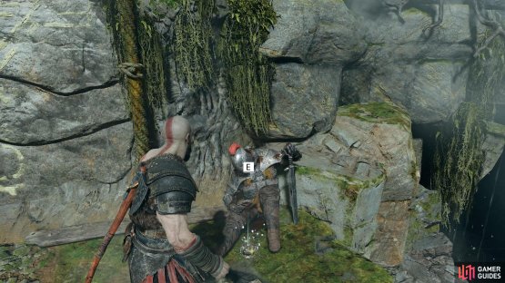 The first Artefact for the Faces of Magic quest is at the end of this path.