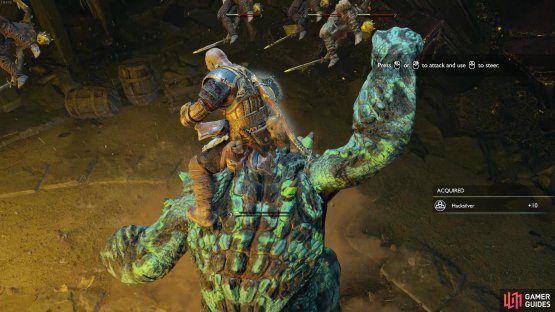 Make use of the mounted Ogre against the other enemies.