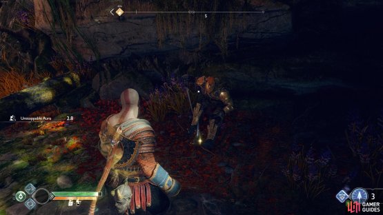 Check the corpse at the end of the path for another Artefact.