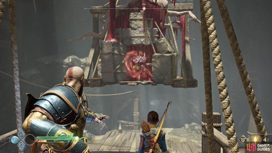 Stand on the block you dropped to find the Shatter Crystal.