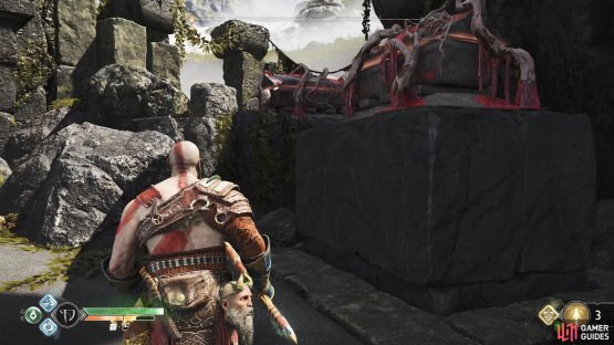 Raise the platform so that it&rsquo;s level with the other before detonating the Shatter Crystal.