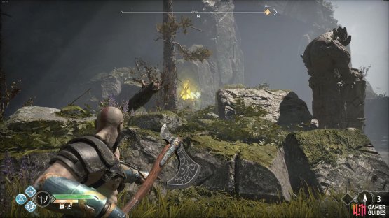 The second Scorn Pole can be found on the other side of the courtyard.