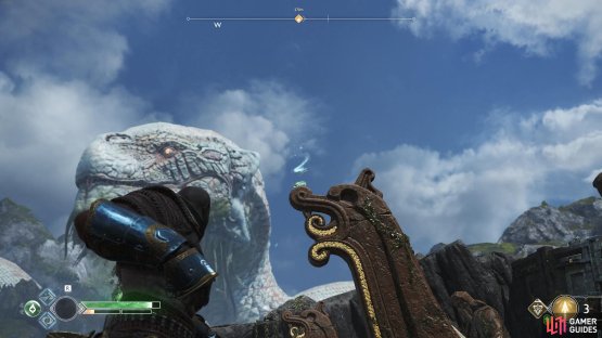 This Raven is on top of the oarsman statue.