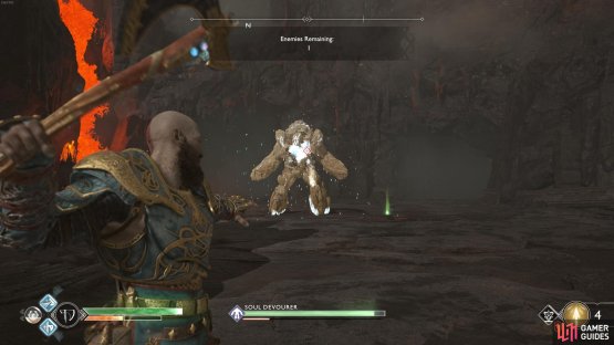 The Soul Devourer enters the battle once you&rsquo;re down to the final 8 enemies.