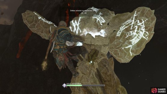 Spartan Rage will tear the Soul Devourer to pieces.