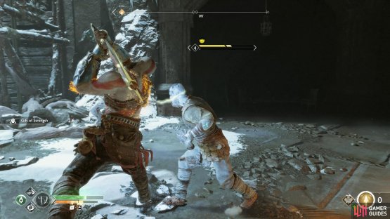 Use rune attacks, combos and Atreus&rsquo; arrows to bring these tough enemies down.