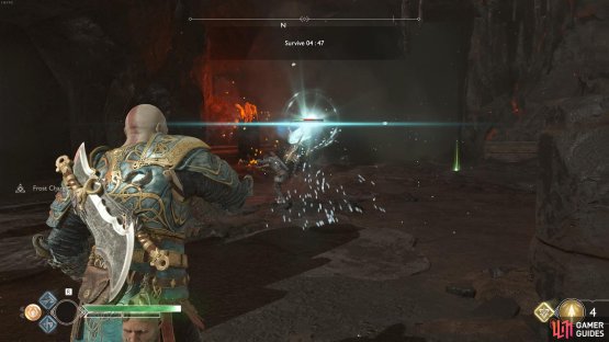 Make good use of axe throws to keep your distance.
