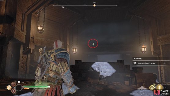 Turn around and look above to spot the Raven.