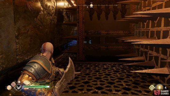 The final Rune is just in front of the chest, freeze the block to punch the Rune.