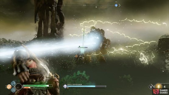 The battle concludes when the Soul Devourer is defeated so focus your attacks on it