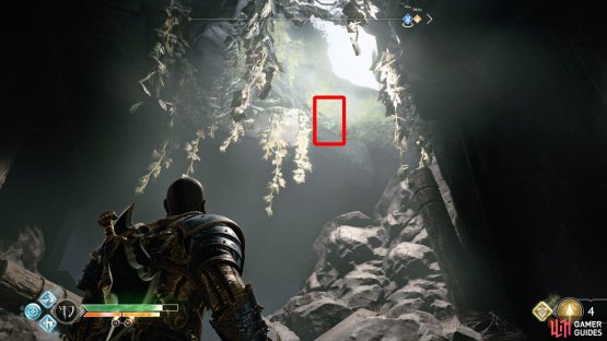 continue to the next room and look up to spot the final Raven.