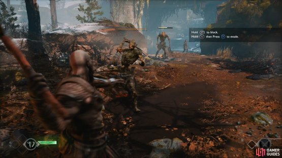 You can line enemies up like this and throw the axe to trip them
