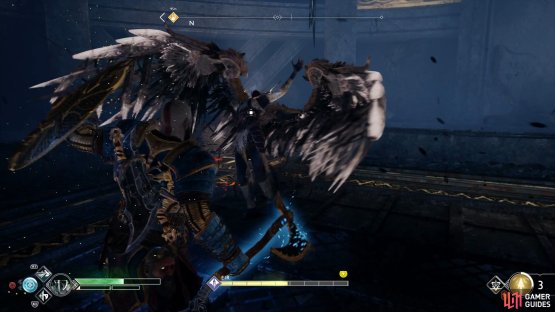 instead use the Block Break skill to stun her out of it.