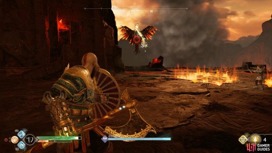 don&rsquo;t forget to shoot her out of the air to avoid the mace shockwave attack.