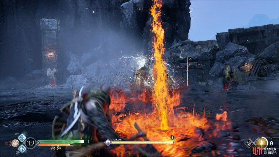 Remember that the Meteors will drop along a line and can be dodged by rolling to the side