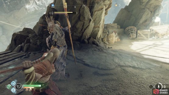 remember to use Atreus to pin the Revenant down with his arrows.