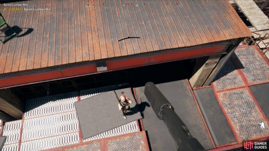 Defeat this cultist by dropping from above