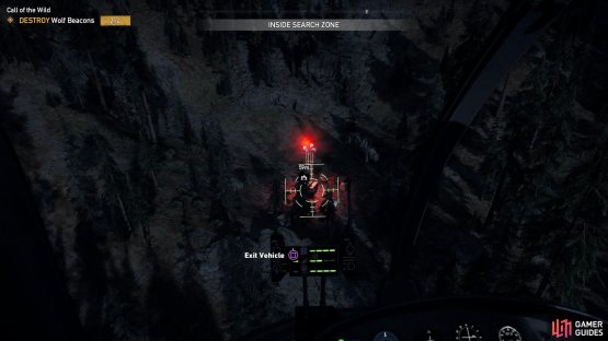 once again the Beacon is hidden among the trees.