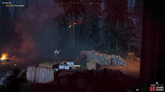 fire at any canisters you see when enemies are close by to cause an explosion