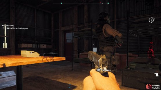 take out this cultist while he&rsquo;s in the barracks.