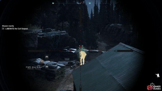 Wait for the VIP in the middle to investigate for another easy shot