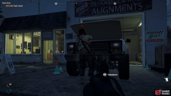 to avoid being spotted here