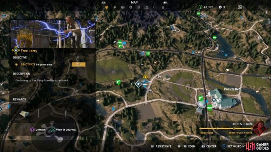 You can find Larry&rsquo;s Laboratory to the west of Fall&rsquo;s End
