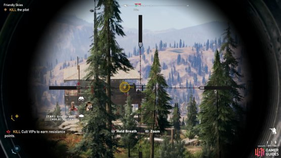 You can either sniper from distance