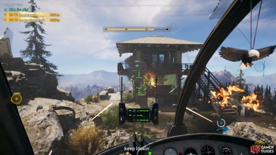 or light the place up with a helicopter.