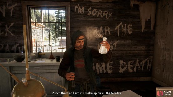 this time the drug will make your melee attacks have more impact.