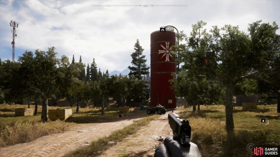 you can&rsquo;t miss the silo at the back of the farm.