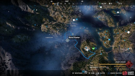 You&rsquo;ll find Fowler&rsquo;s Retreat to the southwest of Widow&rsquo;s Creek