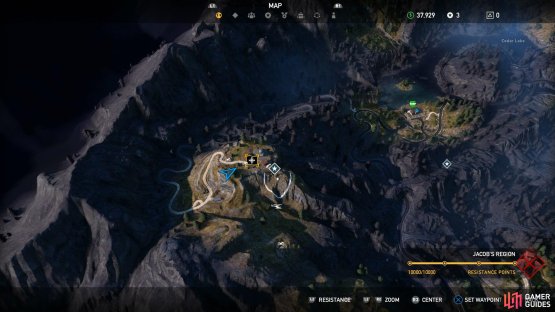 The Radar Station is located in the mountains to the far northwest of Wolf&rsquo;s Den